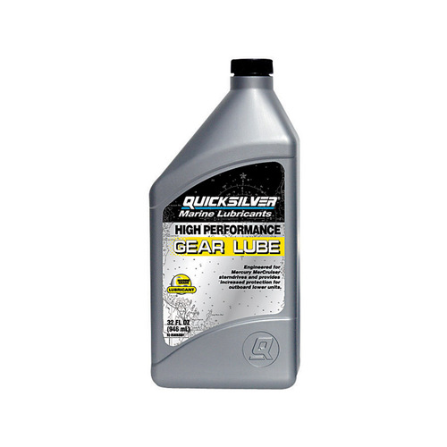 Quicksilver 71092858064Q01-XCP6 Marine Lower Unit Gear Oil 75W90 Synthetic 32 oz - pack of 6