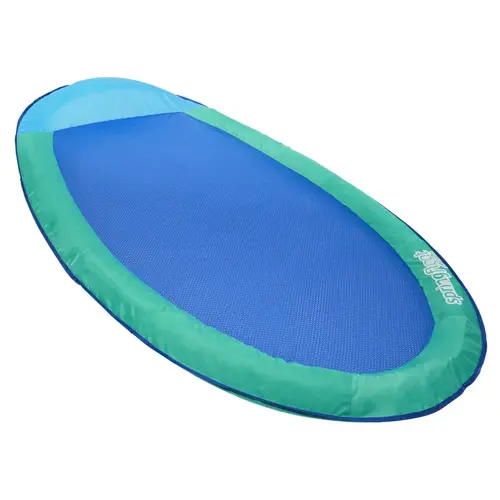 Swimways 6069163 Pool Float Hyper-Flate Valve Assorted Fabric/Mesh Inflatable Spring Float Original Assorted