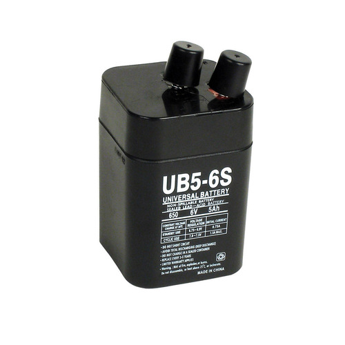 UPG 86455-XCP2 Lead Acid Automotive Battery UB5-6S 5 - pack of 2