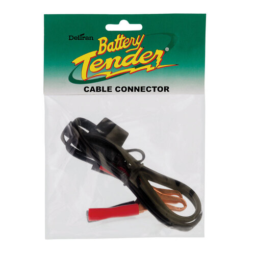 Battery Charger Cable Connectors 2 ft. Black/Red