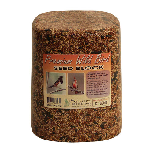 Sahuaro Seed 8293482 Bird Food Block Assorted Species Millet 8 lb