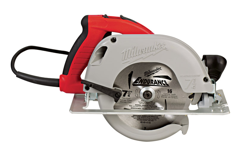 Milwaukee 6390-21 Circular Saw, 15 A, 7-1/4 in Dia Blade, 5/8 in Arbor, 50 deg Bevel