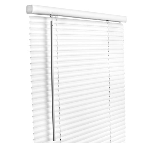 Blinds Vinyl 1" 48" W X 64" H White Cordless White