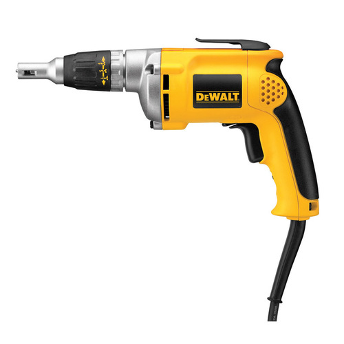 Drywall Screwgun, 6.3 A, 1/4 in Chuck, 4000 rpm Speed, 8 ft L Cord Yellow