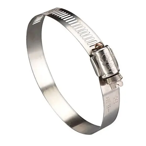 Ideal 620P28551 Hose Clamp Hy Gear 1-1/4" to 2-1/4" SAE 28 Silver Stainless Steel Marine Silver