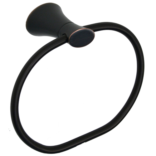Ultra Faucets UFA41015 Towel Ring Sweep Collection Oil Rubbed Bronze Metal Oil Rubbed Bronze