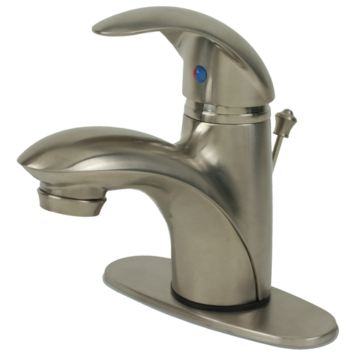 Ultra Faucets UF34123 Single-Handle Bathroom Sink Faucet Brushed Nickel 4" Brushed Nickel