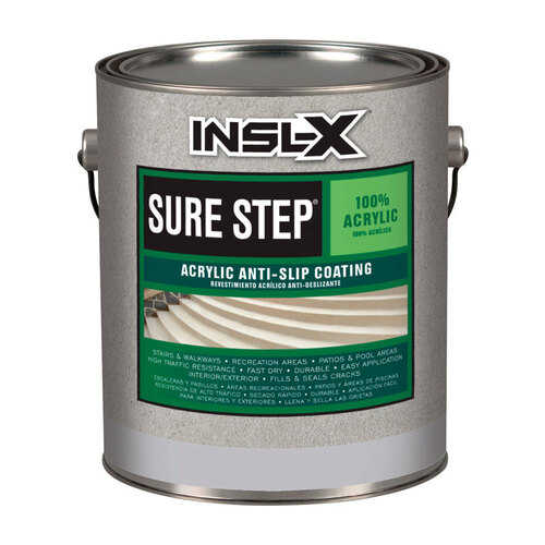 Anti-slip Coating Sure Step Flat Light Gray Oil-Based 1 gal Light Gray