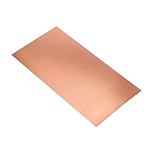 Sheet Metal 0.016" X 6" W X 12" L Copper Plain