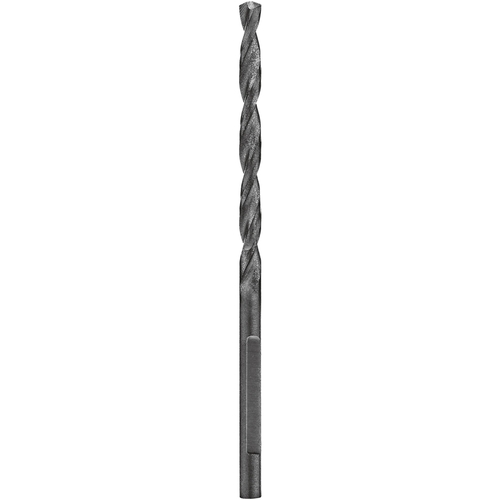 Drill Bit, 1/8 in Dia, 3 in OAL, Flip Drive, 4-Flute, 1/4 in Dia Shank Pair Black