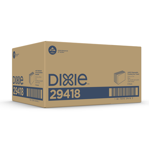 DIXIE 29418 GP PRO Dixie A400 Disposable Foodservice Towel Blue