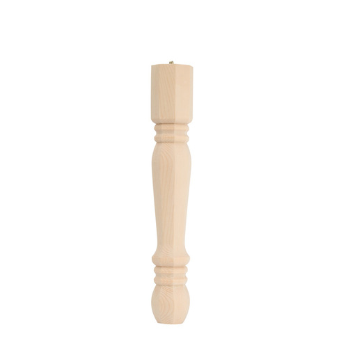 Waddell 2414 Table Leg 14" H Traditional Pine Beige