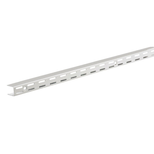 Rubbermaid 3Q74-00-WHT-XCP10 Track Upright 1" H X .9" W X 47-1/2" L Steel White - pack of 10