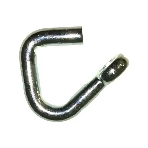 Hook Large Zinc-Plated Silver Steel 5/16" L 1250 lb Zinc-Plated