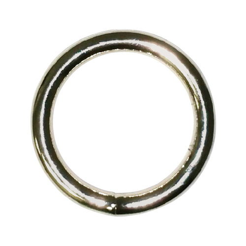 Ring Large Nickel Plated Silver Steel 1-1/4" L Nickel Plated