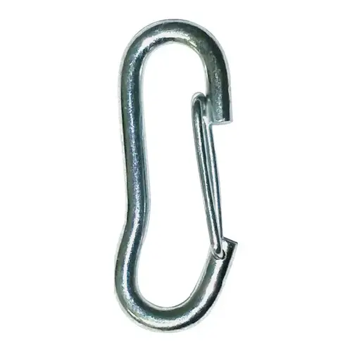 Snap Hook 5/16" D X 2-1/4" L Zinc-Plated Steel 300 lb Zinc-Plated