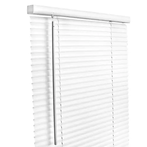 Blinds Vinyl 1" 72" W X 64" H White Cordless White