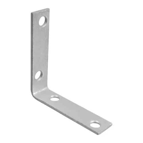 Corner Brace 2.5" H X 5/8" W X 0.1" D Galvanized Steel Inside Galvanized