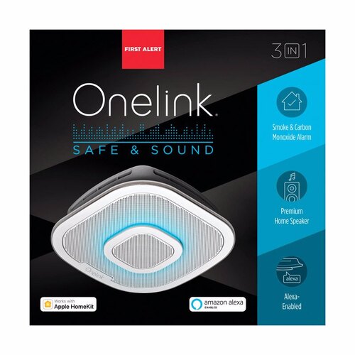 Connected Home Smoke and Carbon Monoxide Detector ONELINK Hard-Wired w/Battery Back-up Electrochemical/Photoelectric Connected Home Smoke