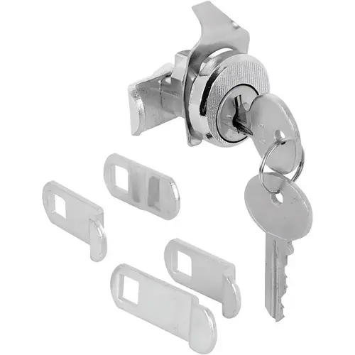 Mailbox Lock, Tumbler Lock, Steel, Nickel