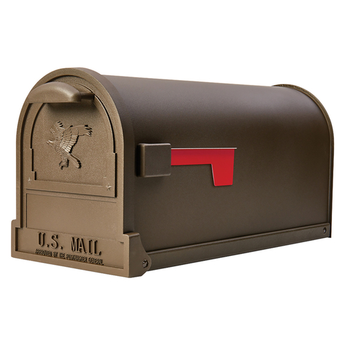 Gibraltar Mailboxes AR15T0AM Mailbox Gibraltar es Arlington Classic Galvanized Steel Post Mount Bronze Powder Coated