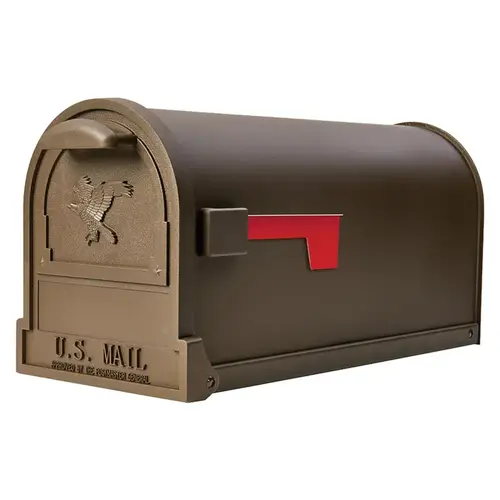 Mailbox Gibraltar es Arlington Classic Galvanized Steel Post Mount Bronze Powder Coated