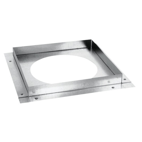 DuraVent 46DVA-FS Exhaust Vent Pipe DirectVent 6-9/16" D X 11" L Galvanized Steel Silver