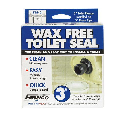 Toilet Seal Wax Free 3" PVC