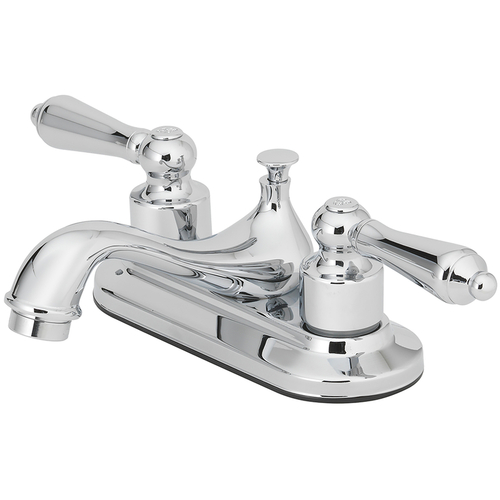 Two-Handle Bathroom Sink Faucet Chrome 4" Chrome