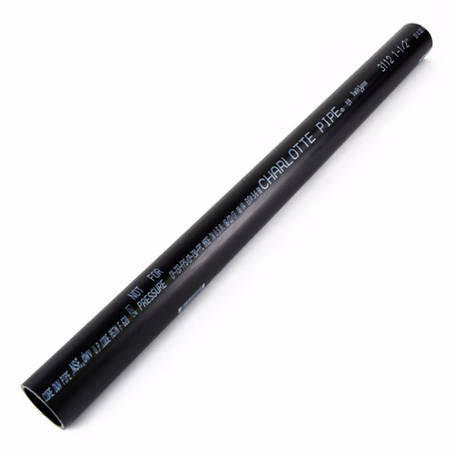 DWV Pipe 1-1/2" D X 2 ft. L ABS