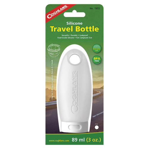 Travel Bottle Clear 3 oz Clear