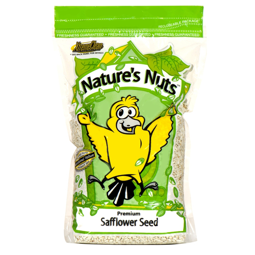 Wild Bird Food Nature's Nuts Premium Assorted Species Safflower Seeds 8 lb - pack of 4