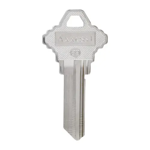 Key Blank Traditional Key House/Office 89 SC8 Single For Schlage Locks Silver