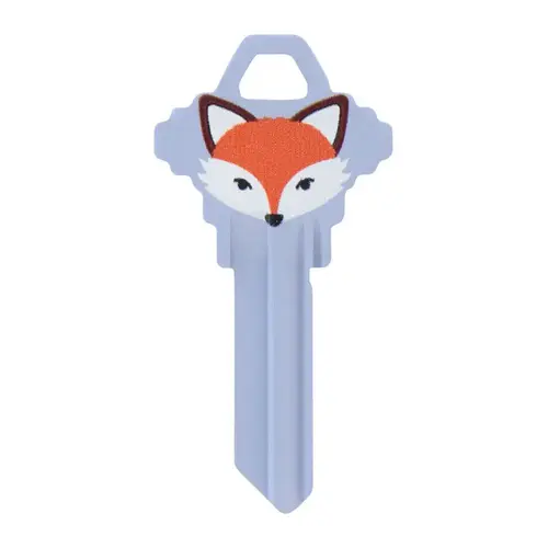 Universal Key Blank Wackey Fox House/Office Single - pack of 6