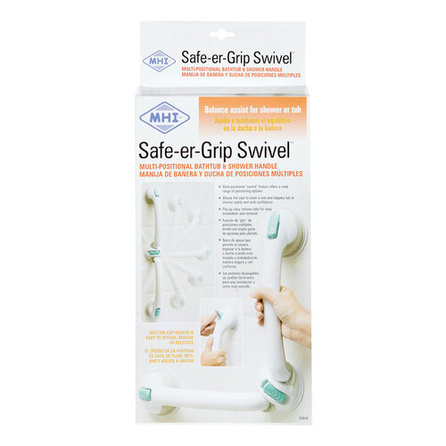 Safe-er-Grip 20848 Grab Bar 7.8" L ADA Compliant Plastic White