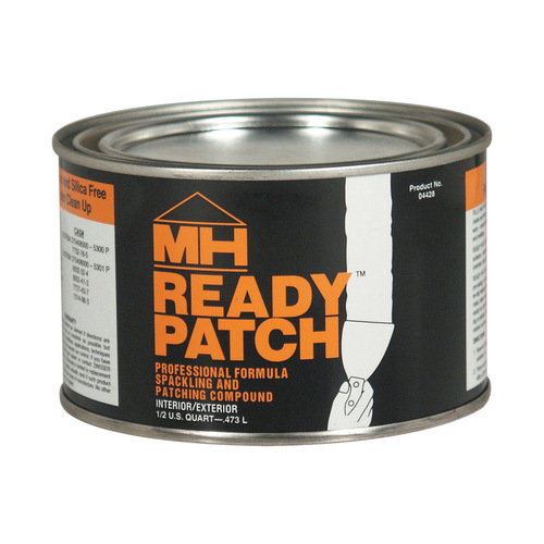 Spackling and Patching Compound Ready Patch Ready to Use White 0.5 qt White