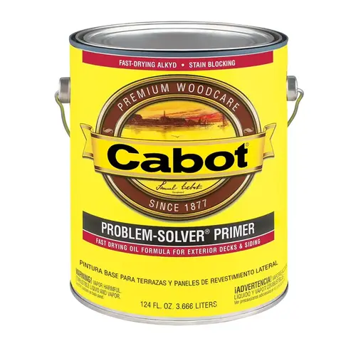 Problem-Solver 140.000.007 Exterior Primer, Flat, White, 1 gal - pack of 4