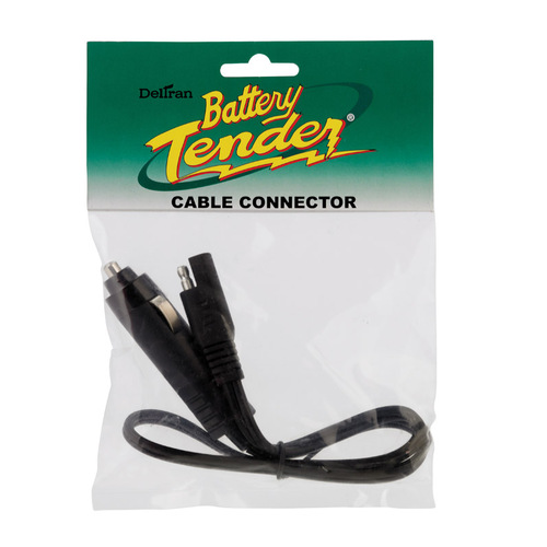 Battery Charger Cable Connectors 1.5 ft. Black