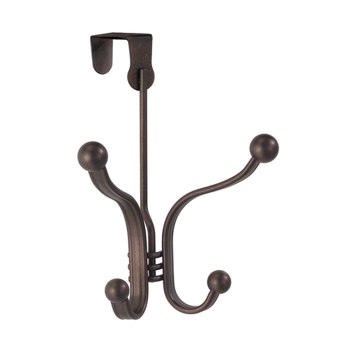 iDesign 53371 Over-the-Door Hook York Lyra Brown Steel Brown