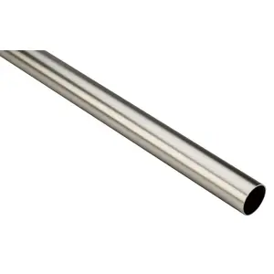 National Hardware 96 in. L X 1.32 in. D Satin Nickel Steel Heavy Duty Closet Rod National Hardware 96 in. L X 1.32 in. D Satin Nickel Steel Heavy Duty Closet Rod