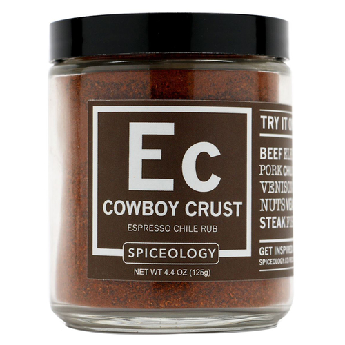Spiceology 10021 Seasoning Rub Cowboy Crust Espresso Chile 4.4 oz