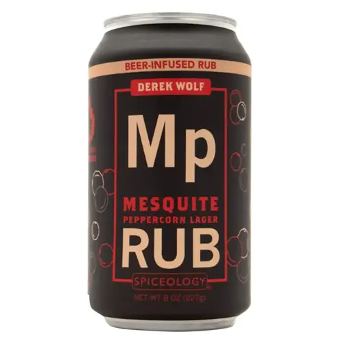 BBQ Rub Derek Wolf Mesquite Peppercorn Lager 8 oz