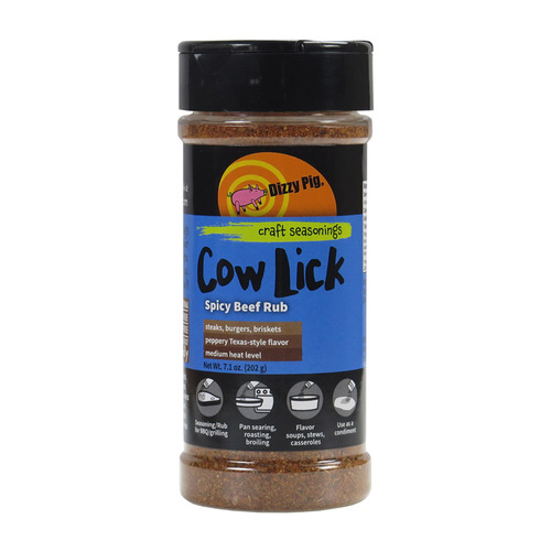 BBQ Rub Cow Lick Spicy Beef 7.1 oz