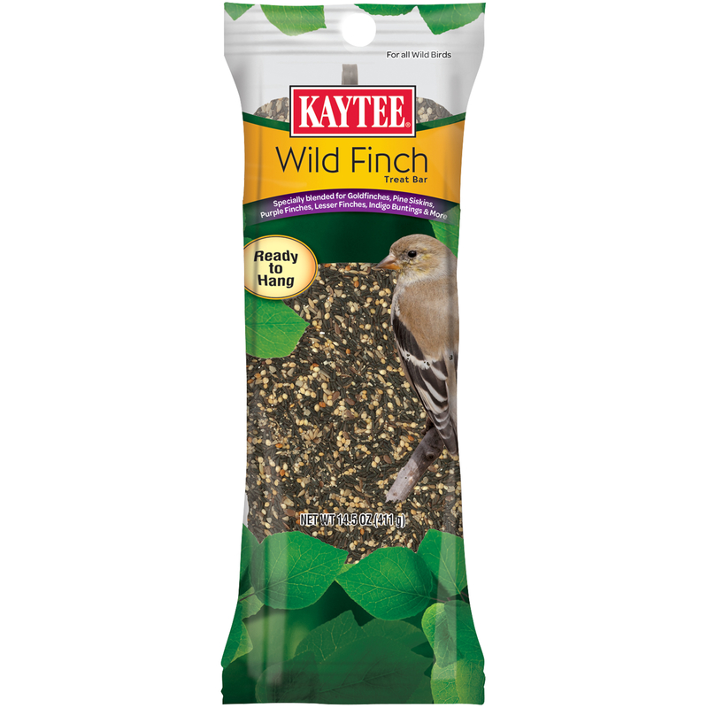 Kaytee 100537086 Energy Treat Bar Wild Finch Treat Bar Songbird Hulled Sunflower Seed 14.5 oz