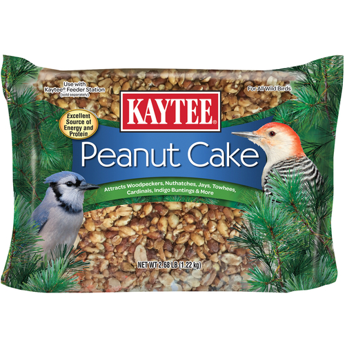 Kaytee 100538352 Peanut Cake Songbird Shelled Peanuts 2.68 lb