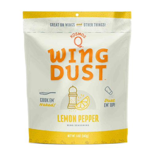 Kosmos Q WD-LP-01 Wing Seasoning Wing Dust Lemon Pepper 5 oz