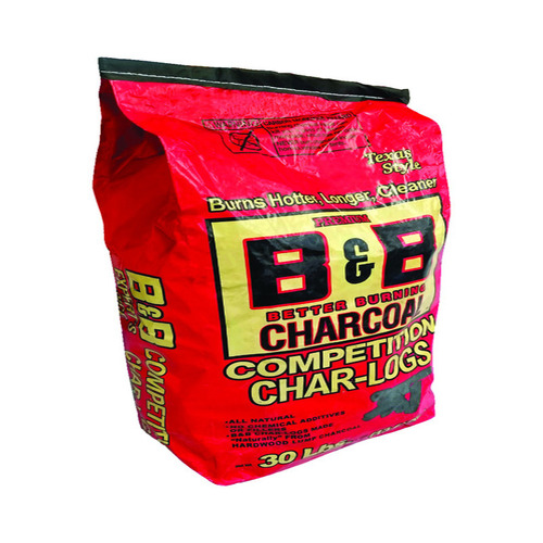 B&B Charcoal 00106 Char-Logs All Natural 30 lb