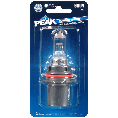 PEAK 9004-BPP Automotive Bulb Classic Vision Halogen High/Low Beam 9004 HB1