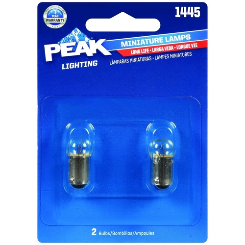 PEAK 1445LL-BPP Miniature Automotive Bulb Incandescent Parking/Side Marker/Turn 1445