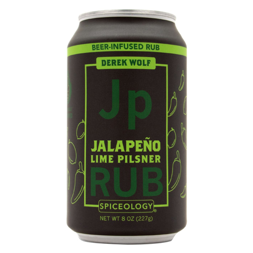 Spiceology 10549-XCP6 BBQ Rub Derek Wolf Jalapeno Lime Pilsner 8 oz - pack of 6